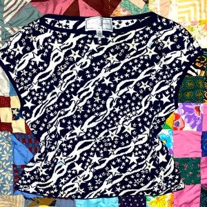 St John Sport Print Knit Top